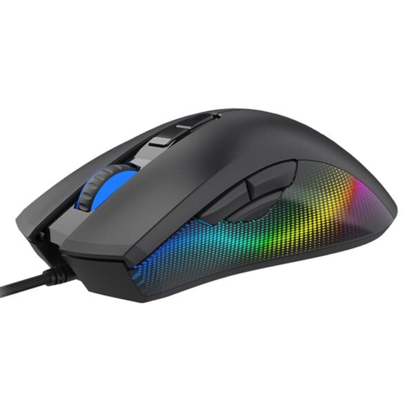 Yüksek performanslı RGB aydınlatmalı gaming optik fare, dayanıklı tasarım ve ergonomik yapısı ile profesyonel ve amatör oyuncuların tercih ettiği en gelişmiş mouse modeli.