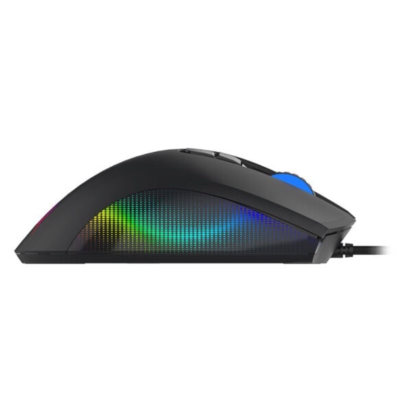 Yüksek kaliteli RGB aydınlatmalı gaming fare, ergonomik tasarım ve hassas optik sensör ile oyunculara üstün performans sunar. Güçlü bağlantı ve dayanıklı yapı için ideal oyun aksesuarı.