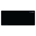 Gelişmiş gaming mousepad, yüksek hiz ve hassasiyet sağlayan yüzey, LED ışıklandırmalı, masaüstü oyun ve profesyonel oyunlar için ideal, axiry’s markası, siyah ve renkli detaylar.