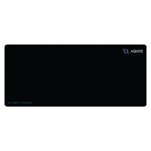 Gelişmiş gaming mousepad, yüksek hiz ve hassasiyet sağlayan yüzey, LED ışıklandırmalı, masaüstü oyun ve profesyonel oyunlar için ideal, axiry’s markası, siyah ve renkli detaylar.