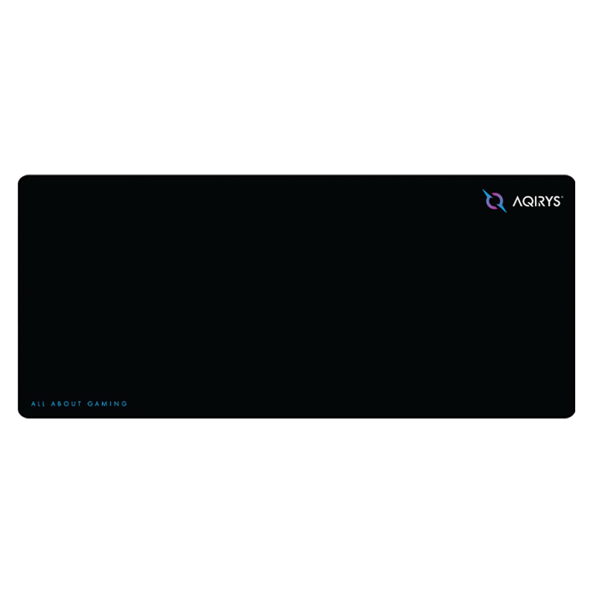 Gelişmiş gaming mousepad, yüksek hiz ve hassasiyet sağlayan yüzey, LED ışıklandırmalı, masaüstü oyun ve profesyonel oyunlar için ideal, axiry’s markası, siyah ve renkli detaylar.