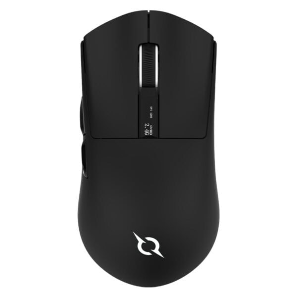 Yüksek kaliteli siyah kablosuz oyun faresi, ergonomik tasarım ve hassas sensör özellikleri ile profesyonel gamerlar için ideal.