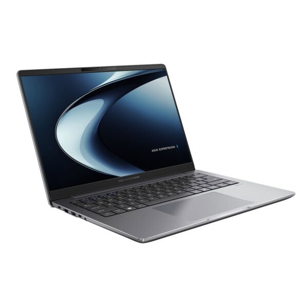 Gelişmiş Asus ExpertBook dizüstü bilgisayar, ince ve şık tasarım, yüksek performans ve uzun pil ömrü ile oyun ve çalışma ihtiyaçlarına uygun.