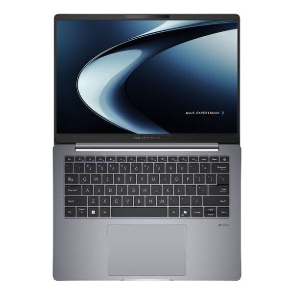 Yüksek çözünürlüklü ASUS ExpertBook dizüstü bilgisayar, hafif ve taşınabilir tasarımıyla oyun ve çalışma için ideal, modern ekran ve ergonomik klavye özellikleriyle dikkat çekiyor.