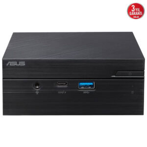 USB arayüzü, HDMI ve kulaklık jakı bulunan Asus mini bilgisayar kasası, yüksek performans ve dayanıklılık sağlar.