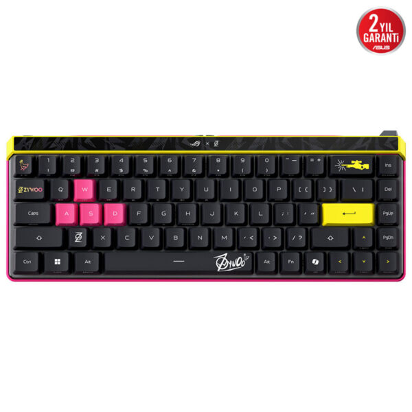 Asus Rog Falchion Ace Hfx Zywoo Edition Rog Hfx Manyetik Switch 8k Hz Hall Effect Rgb İngilizce Mekanik Gaming Klavye 7