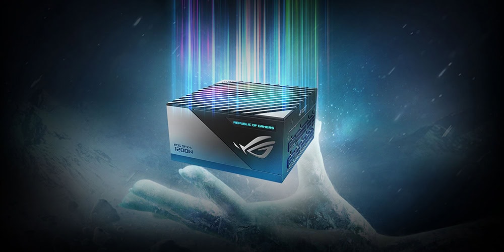 ROG Loki SFX-L 1200W Titanium Yüksek güç ve performanslı oyun bilgisayarı güç kaynağı, RGB aydınlatmalı ve dayanıklı tasarım, bilgisayar oyuncuları için ideal güç kaynağı, yüksek verimlilikli gaming güç kaynağı.