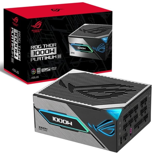 ROG Thor 1000W Platinum III Yüksek performanslı ASUS ROG Thor 1000W Platinum güç kaynağı, oyun ve bilgisayar bileşenleri için güvenilir güç sağlar, şık tasarımı ve güç verimliliği ile öne çıkar.