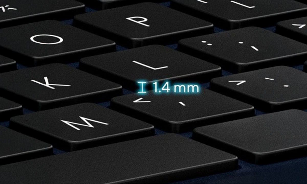 Geniş Tuş Mesafesi 1.4 mm