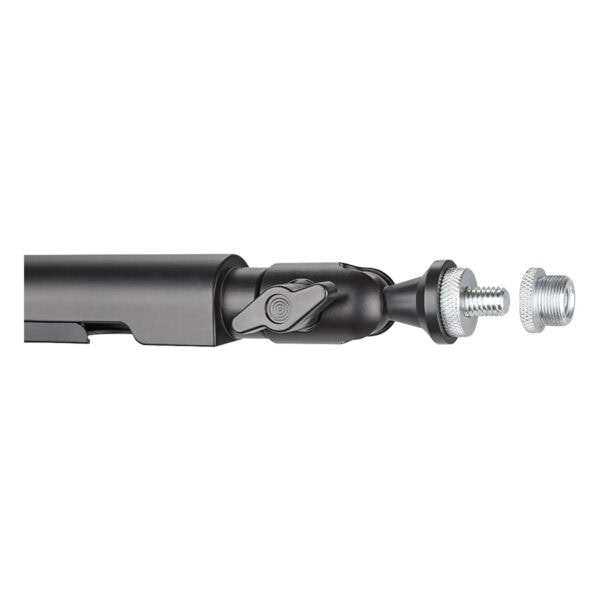 Güçlü ve dayanıklı tripod tutucu bağlantı parçası, yüksek kalitede metal ve ayar mekanizması ile. Kamera, mikrofon veya diğer ekipmanlar için uyumlu montaj adaptörü. Sağlam bağlantı ve uzun ömür sağlar.
