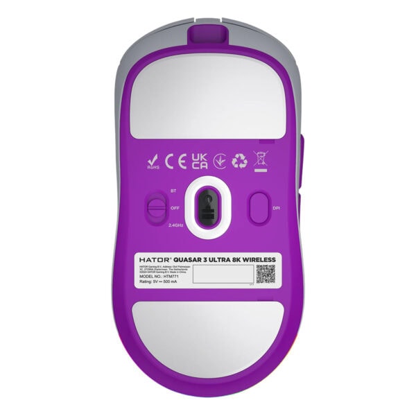 Yüksek çözünürlüklü kablosuz oyun mouse'u, 8K Ultra ve RGB özellikli, ergonomik tasarım, düşük gecikme süreli, hızlı ve hassas hareket desteği ile gaming performansını artırır.