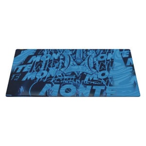 Renkli oyun bilgisayarı mousepad, mavi ve siyah renkli, yeni nesil tasarım, uzun ömürlü ve kaydırmaz yüzey, Fortnite ve League of Legends gibi oyunlar için ideal.