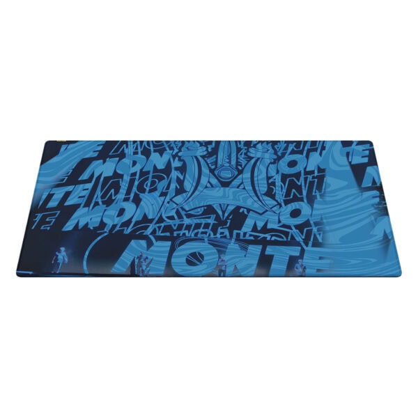 Renkli oyun bilgisayarı mousepad, mavi ve siyah renkli, yeni nesil tasarım, uzun ömürlü ve kaydırmaz yüzey, Fortnite ve League of Legends gibi oyunlar için ideal.