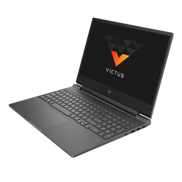 Yüksek performanslı VICTUS oyun ve işlemci laptopu, şık tasarımıyla dikkat çekiyor, gelişmiş ekran özellikleri ve kullanışlı klavyesiyle oyun tutkunları için ideal.