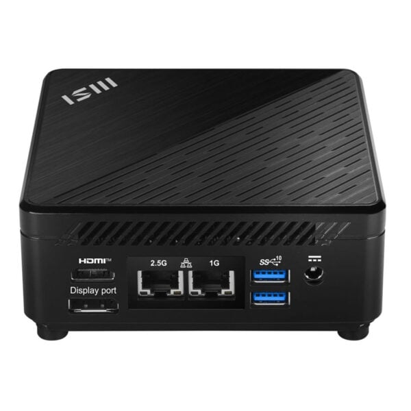 Yüksek performanslı oyun ve çoklu medya mini bilgisayar, HDMI ve USB bağlantılarıyla kullanışlı ve şık tasarımıyla öne çıkar.