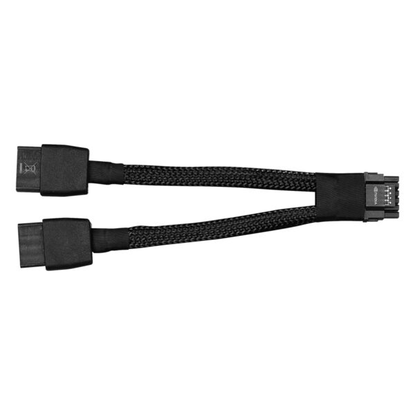 Uzun hava kablosu, yüksek kaliteli 8 pin güç kablosu, oyun ve bilgisayar donanımı için uyumlu, dayanıklı ve esnek yapı, egevia.live.