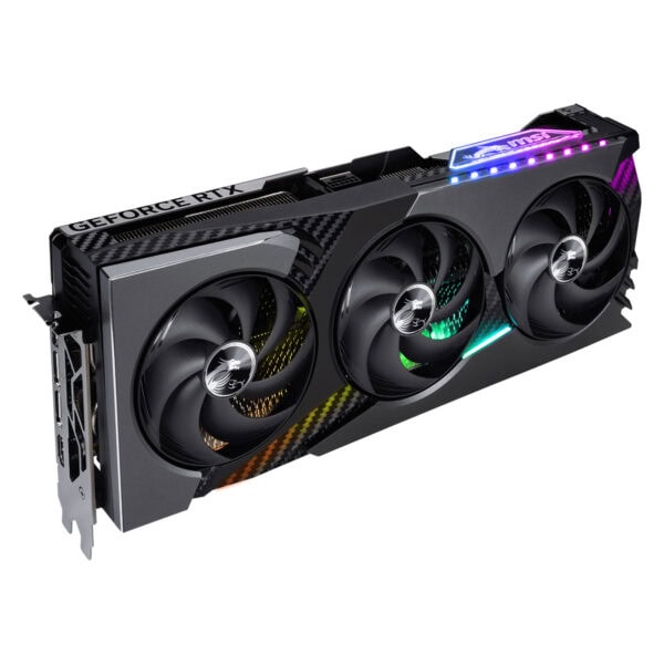 Yüksek performanslı NVIDIA GeForce RTX ekran kartı, RGB aydınlatmalı fanlar ve şık tasarımıyla oyun ve grafik işleri için mükemmel seçim. Yüksek çözünürlük ve akıcı performans sağlar.