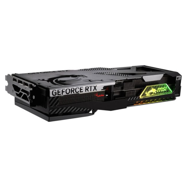 Yüksek performanslı MSI GeForce RTX ekran kartı, oyun ve grafik işlemleri için üstün grafikler sağlar. Siyah ve yeşil detaylarla donatılmış, gelişmiş soğutma özellikleri ve şık tasarımıyla öne çıkar.