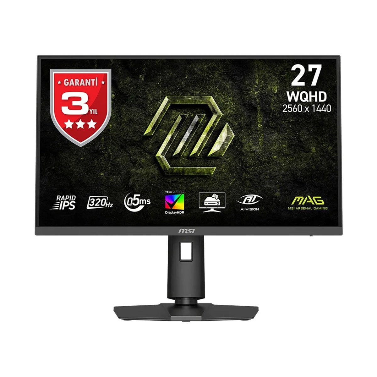 MSI MAG 274QPF X32 27 inç 320Hz 0.5ms WQHD IPS Monitör.