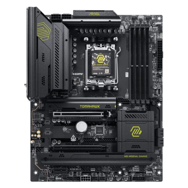 MSI Arsenal Gaming anakart, yüksek performans ve dayanıklılık sunan gelişmiş özellikleriyle oyun ve performans PC'leri için ideal bir temel sağlar.