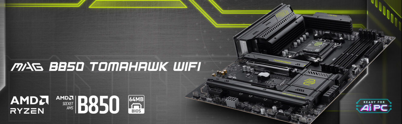 MSI MAG B850 TOMAHAWK WIFI Anakart H1