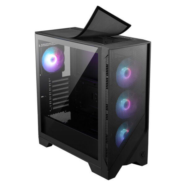 MSI MAG FORGE 321R AIRFLOW 4x120mm ARGB Fan Mesh Temperli Cam USB 3.2 Mid Tower ATX Gaming Kasa - Görsel 4