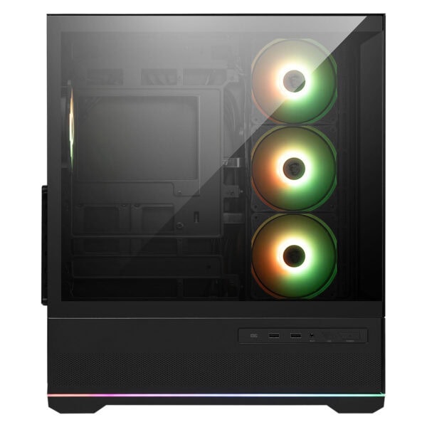 MSI MAG PANO 110R PZ Siyah 4x120mm ARGB Fan Temperli Cam Mid Tower ATX Gaming Kasa - Görsel 11
