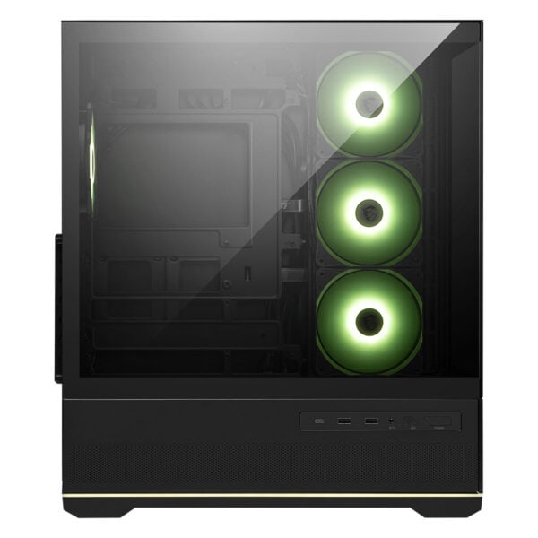 MSI MAG PANO 110R PZ Siyah 4x120mm ARGB Fan Temperli Cam Mid Tower ATX Gaming Kasa - Görsel 4