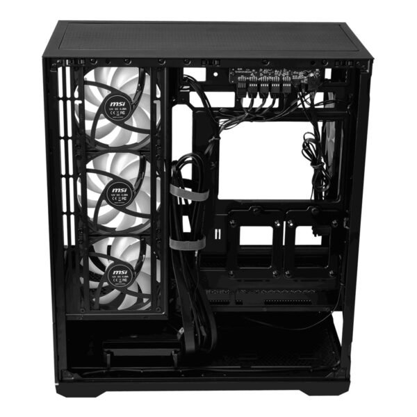 MSI MAG PANO 110R PZ Siyah 4x120mm ARGB Fan Temperli Cam Mid Tower ATX Gaming Kasa - Görsel 9