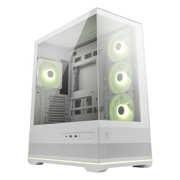 MSI MAG PANO 110R PZ WHITE 4X120mm ARGB Fan Temperli Cam Mid Tower ATX Gaming Kasa - Görsel 13