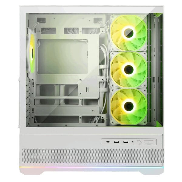 MSI MAG PANO 110R PZ WHITE 4X120mm ARGB Fan Temperli Cam Mid Tower ATX Gaming Kasa - Görsel 11