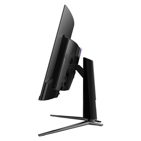 Yüksek çözünürlüklü oyun monitörü ve ekran standı, siyah modern tasarım gaming monitör, profesyonel oyuncular için yüksek performanslı bilgisayar ekranı, ergonomik ve şık tasarım.