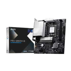MSI PRO B860M-B 9066MHz (OC) DDR5 Soket LGA1851 M.2 HDMI DP mATX Anakart
