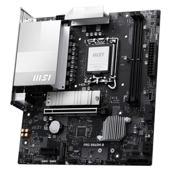 MSI PRO B860M-B 9066MHz (OC) DDR5 Soket LGA1851 M.2 HDMI DP mATX Anakart - Görsel 4