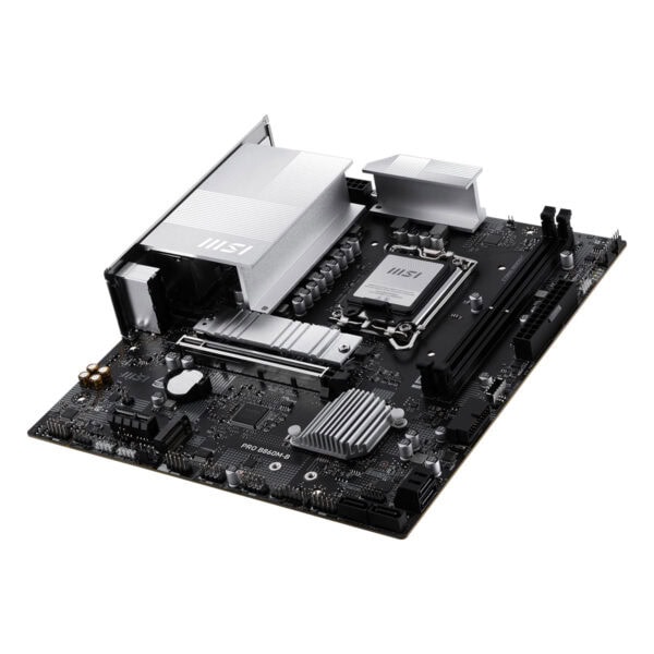 MSI PRO B860M-B 9066MHz (OC) DDR5 Soket LGA1851 M.2 HDMI DP mATX Anakart - Görsel 5