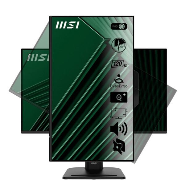 Yüksek yenileme hızına sahip MSI oyun monitörü, 120Hz ve FHD ekranıyla akıcı oyun deneyimi sunar, EyeErgo teknolojisiyle konfor sağlar, çoklu ekran ve ses özellikleriyle üst düzey gaming performansı.