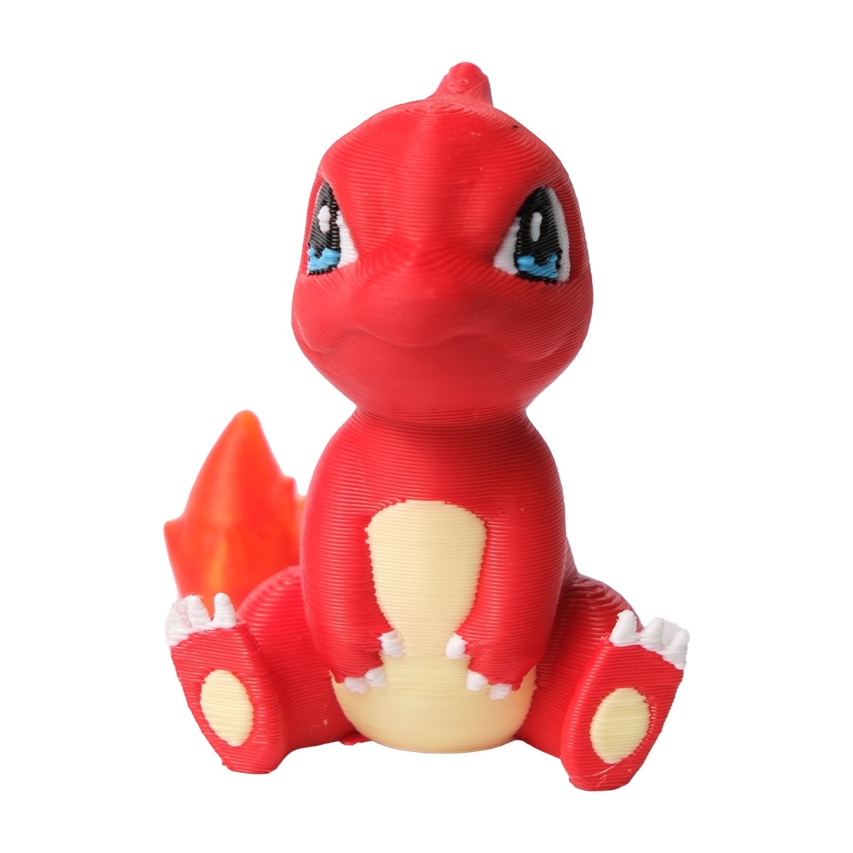 Yüksek detaylı 3D baskı Pokemon figürü, pikachu tarzı kırmızı ve beyaz renklerde tasarlanmış, çocuklar ve koleksiyonerler için ideal, en iyi oyun ve cosplay aksesuarları.