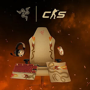 Razer CS oyun koltuğu, snake tasarımlı gaming oyuncu seti, oyun aksesuarları ve oyuncu donanımı, yüksek performanslı bilgisayar ekipmanları, gamer çanta ve oyuncu kostümleri ile birlikte.