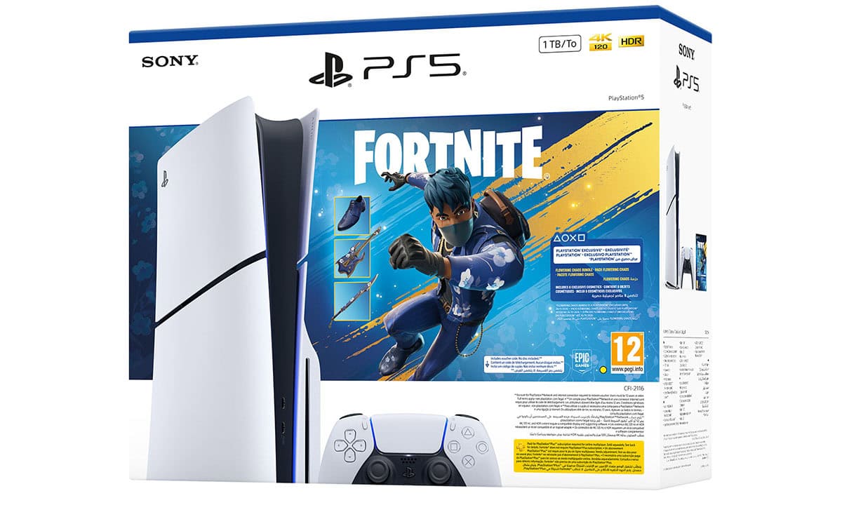 Sony PlayStation 5 CD Edition 1TB Oyun Konsolu – Fortnite V2 Bundle H1