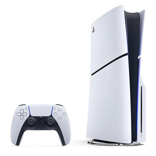 Yüksek kaliteli PS5 oyun konsolu ve kablosuz kumanda, modern tasarım ve en yeni teknolojilerle oyun deneyimini geliştirmek için ideal. En yeni Playstation konsolu ve aksesuarları burada.