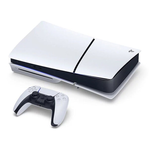 Yüksek çözünürlüklü PlayStation 5 oyun konsolu ve kumanda, modern tasarımıyla öne çıkan en yeni oyun sistemi, yüksek performans ve hızlı yükleme özellikleriyle gaming deneyimini zirveye çıkarır.