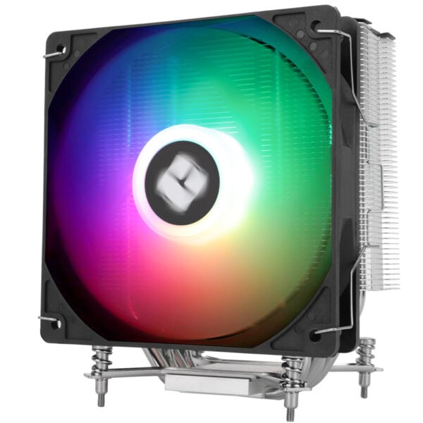 Yüksek performanslı RGB aydınlatmalı CPU soğutucu, bilgisayar oyunları ve yüksek performans için mükemmel hava soğutma çözümü.