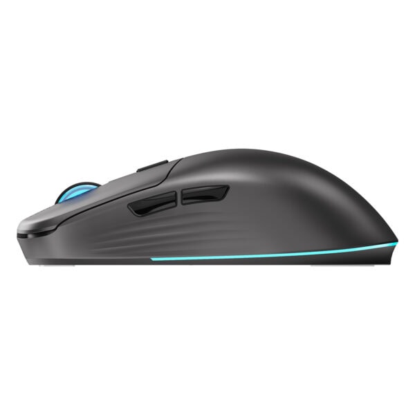 Yüksek performanslı kablosuz oyun faresi, ergonomik tasarımı ve RGB aydınlatmasıyla oyuncular için ideal, hassasiyet ve hızlı tepki süreleri sağlar.