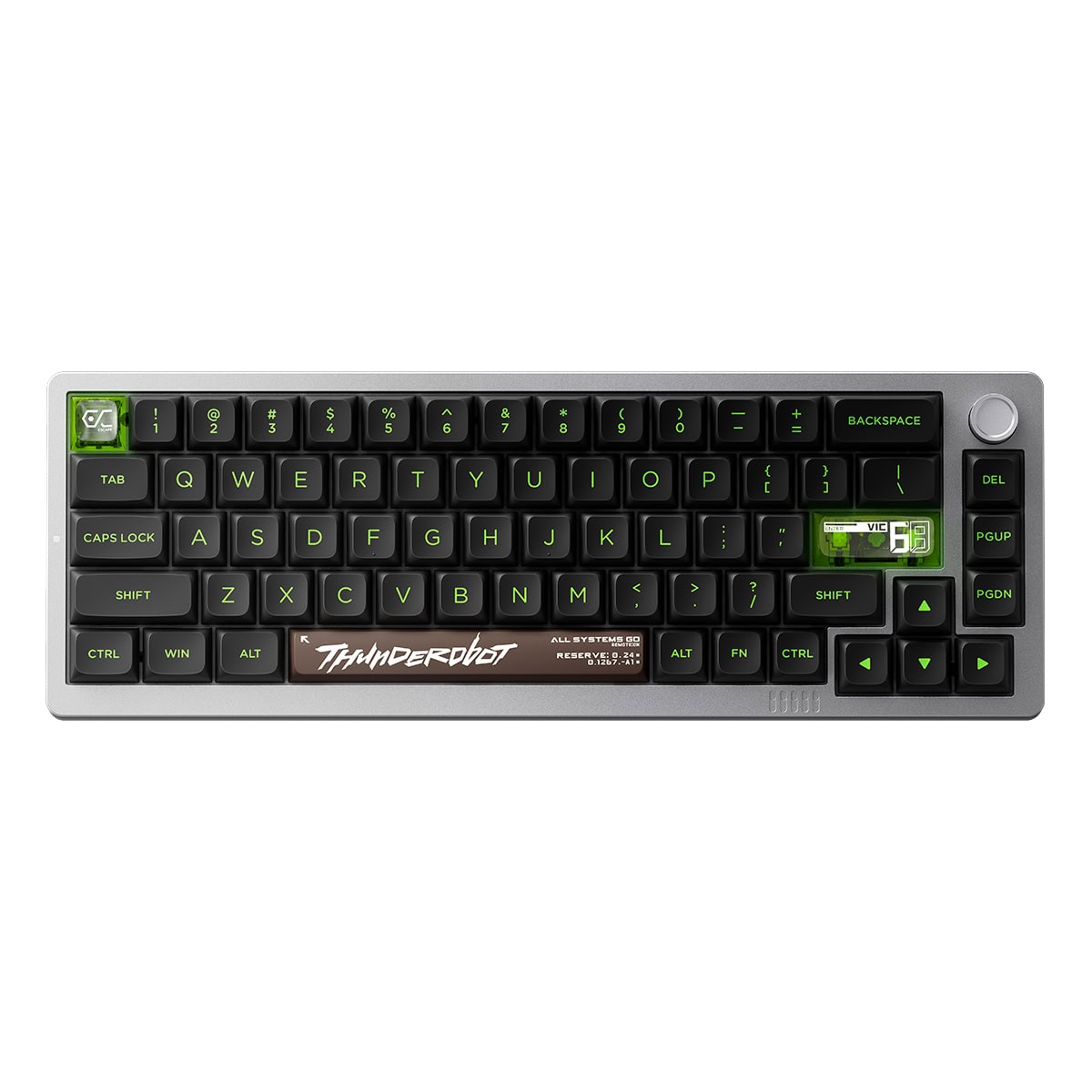 Yapay zeka destekli oyuncu klavyesi, siyah ve yeşil LED ışıklandırma ile gaming ve bilgisayar oyuncuları için tasarlanmış. Dayanıklı yapısı ve ergonomik tasarımıyla yüksek performans sağlar.