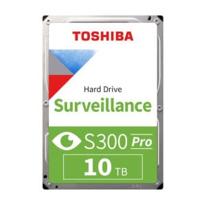 Veri kurtarma ve depolama için 10 TB Toshiba Surveillance sabit disk, yüksek kapasite, güvenilirlik ve dayanıklılık özellikleriyle güvenli video kaydı sağlar.