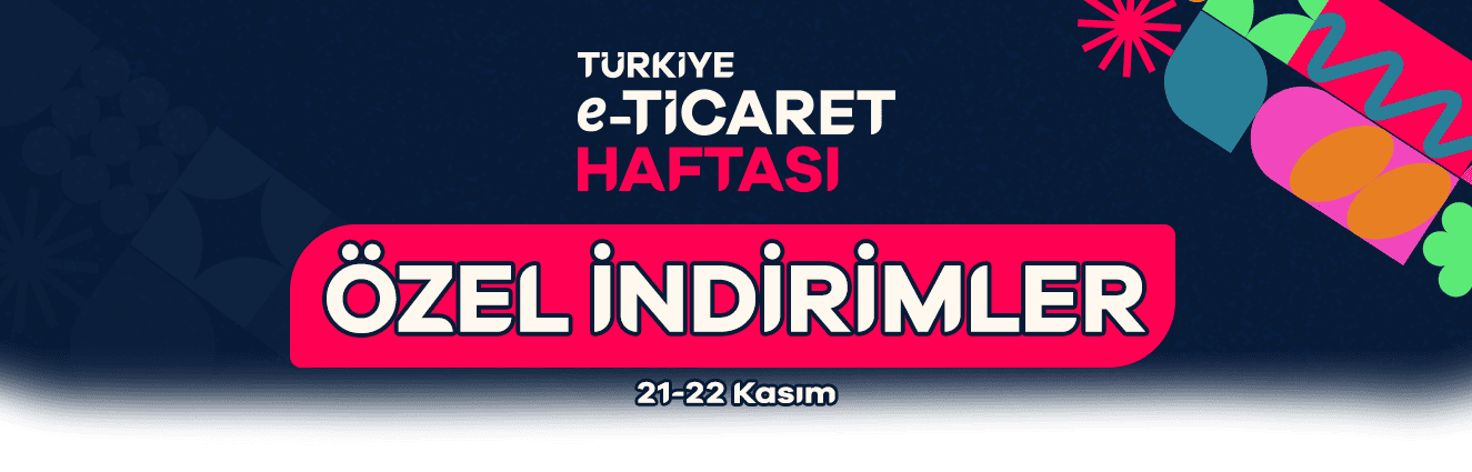 Turkiye e-ticaret haftasi özel indirimler poster, online alışveriş ve e-ticaret fırsatları, Kasım indirimleri, Türkiye'de internet alışveriş, e-ticaret etkinliği, gençler ve tüketiciler için en iyi fırsatlar, avantajlı fiyatlar.