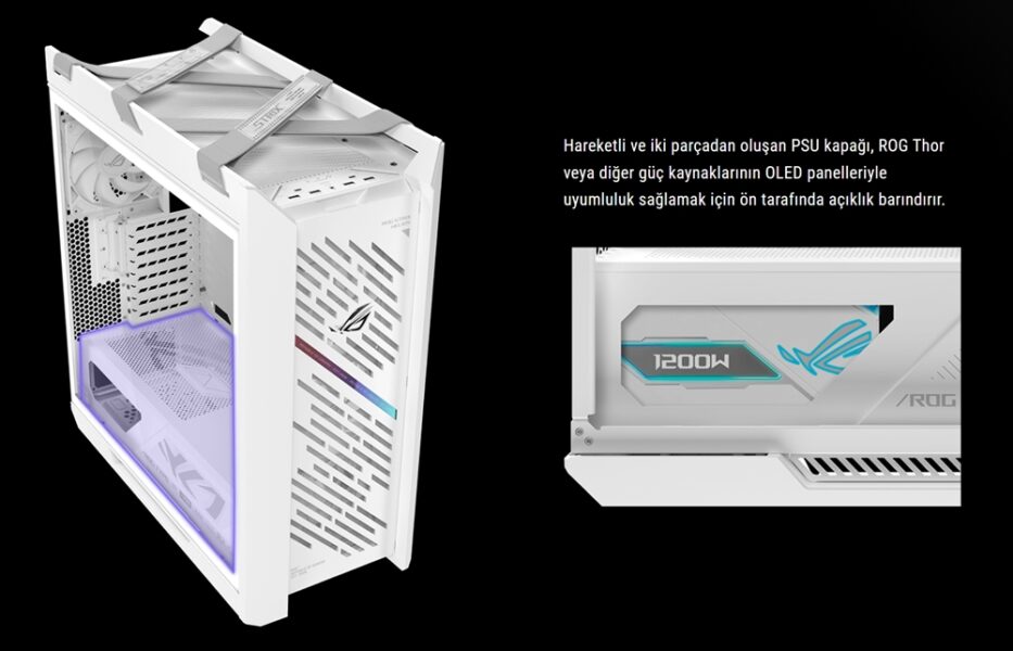 ROG Strix Helios II White Edition Gaming Kasa H13