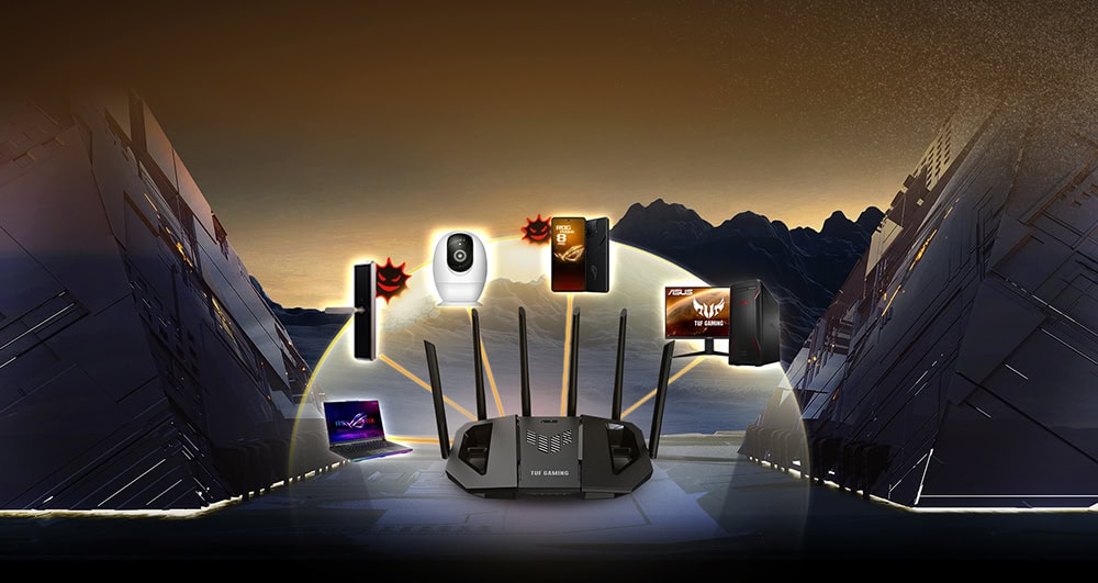 TUF Gaming BE6500 (TUF-BE6500) ASUS TUF-BE6500 Kablosuz Router H14
