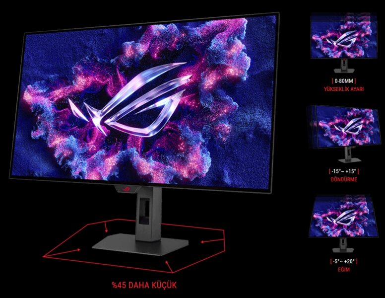 ROG Strix OLED XG32UCWG ASUS ROG Strix OLED XG32UCWG Gaming Monitör H19