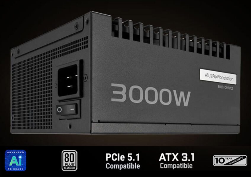 ASUS Pro WS 3000W Platinum ASUS Pro WS 3000W Platinum Güç Kaynağı H2